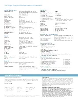 Preview for 4 page of 3M Multimedia Projector X62w Specifications