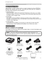 Preview for 3 page of 3M Multimedia Projector X68 Operator'S Manual