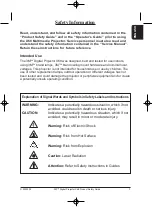 Preview for 3 page of 3M Multimedia Projector X68 Safety Manual