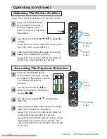 Предварительный просмотр 18 страницы 3M Multimedia Projector X70 Operator'S Manual