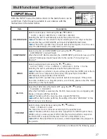 Предварительный просмотр 27 страницы 3M Multimedia Projector X70 Operator'S Manual