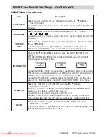 Предварительный просмотр 28 страницы 3M Multimedia Projector X70 Operator'S Manual