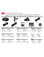 3M Multimedia Projector X70 Product Safety Manual preview