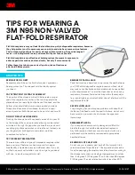 Preview for 1 page of 3M N95 Quick Set Up Tips