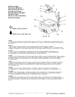 Preview for 3 page of 3M Overhead Projector 1600 Series Operating Instructions Manual