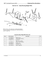 Preview for 25 page of 3M Overhead Projector 1800 Series Illustrated Parts Breakdown