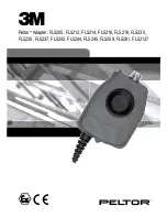 Preview for 1 page of 3M Peltor Adapter FL5205 Manual