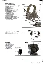 Предварительный просмотр 6 страницы 3M Peltor Comtac V Manual