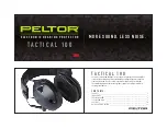 Предварительный просмотр 1 страницы 3M PELTOR TACTICAL 100 Instruction Manual