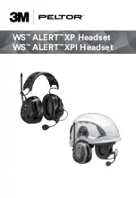 3M PELTOR WS ALERT XP Series Manual preview