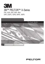 3M Peltor X Series Manual preview