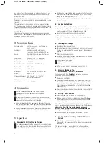 Preview for 4 page of 3M Pentamix Lite Operating Instructions Manual