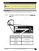 Предварительный просмотр 32 страницы 3M Personal Projector MP7630B Operator'S Manual