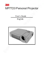 Предварительный просмотр 2 страницы 3M Personal Projector MP7720 User Manual