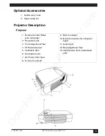 Предварительный просмотр 8 страницы 3M Personal Projector MP7720 User Manual