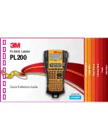 Preview for 1 page of 3M PL200 Quick Reference Manual