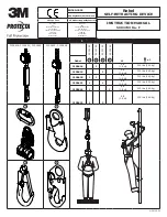 3M PROTECTA 3100418 Manual preview