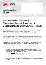 3M Protecta Trolmatic User Instruction Manual preview