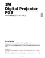 3M PX5 Series User Manual preview