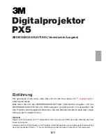 Preview for 39 page of 3M PX5 Series User Manual