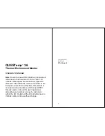 3M QUESTEMP 36 Operator'S Manual preview