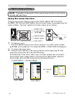 Предварительный просмотр 22 страницы 3M S15I - Digital Projector SVGA LCD Operator'S Manual