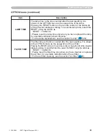 Предварительный просмотр 39 страницы 3M S15I - Digital Projector SVGA LCD Operator'S Manual