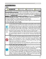 Preview for 39 page of 3M S55 - Digital Projector SVGA LCD Operator'S Manual