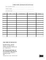 Preview for 11 page of 3M SafeLok Anchorage 4011 Operation And Instruction Manual