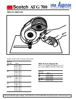 3M Scotch ATG700 Manual preview