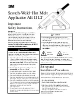 Предварительный просмотр 1 страницы 3M Scotch-Weld AE II LT Quick Start Manual