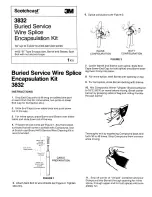 3M Scotchcast 3832 Manual предпросмотр