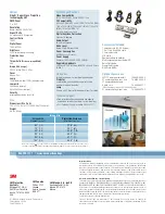 Предварительный просмотр 2 страницы 3M SCP715 Specifications