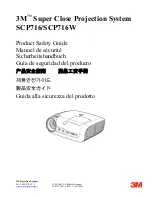 Предварительный просмотр 1 страницы 3M SCP716 Product Safety Manual