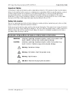 Preview for 5 page of 3M SCP716 Product Safety Manual