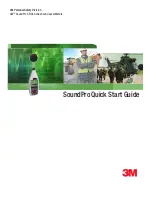 Предварительный просмотр 1 страницы 3M SoundPro SE series Quick Start Manual