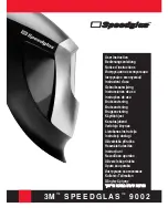 3M Speedglas 9002 User Instruction preview