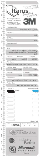 Preview for 1 page of 3M Speedglas G5-01 Manual