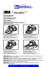 3M Versaflo M Series User Instructions preview