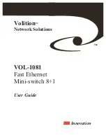 Preview for 1 page of 3M Volition VOL-1081 User Manual