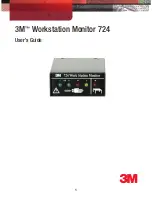 Preview for 1 page of 3M Workstation Monitor 724 User Manual