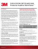 Preview for 2 page of 3M WORKTUNES WIRELESS User Instructions
