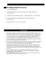 Предварительный просмотр 1 страницы 3M WS Series User Instructions