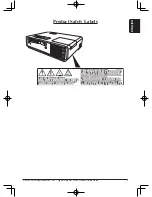 Предварительный просмотр 9 страницы 3M WX20 - Digital Projector WXGA LCD Product Safety Manual