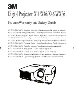 3M WX36 Product Warranty And Safety Manual preview