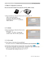 Preview for 44 page of 3M X64W - Digital Projector XGA LCD Network Manual