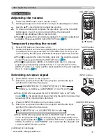 Предварительный просмотр 17 страницы 3M X64W - Digital Projector XGA LCD Operator'S Manual