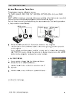 Предварительный просмотр 23 страницы 3M X64W - Digital Projector XGA LCD Operator'S Manual