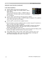 Предварительный просмотр 24 страницы 3M X64W - Digital Projector XGA LCD Operator'S Manual