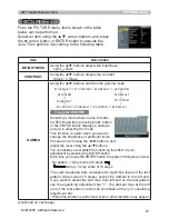 Предварительный просмотр 27 страницы 3M X64W - Digital Projector XGA LCD Operator'S Manual